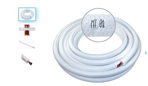 SCHIESSL - Kupferrohr vorisoliert Einzel 1/4''x1,0mm 25m Bund