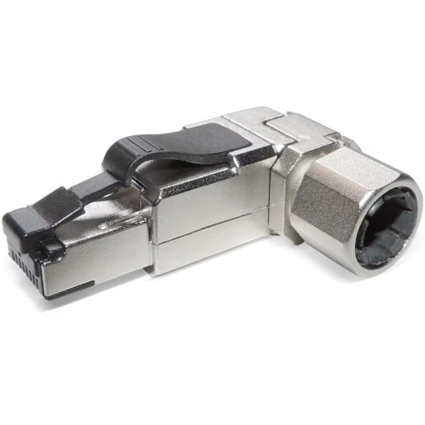 DÄTWYLER - Feldkonfektionierbarer RJ45 Stecker Kat.6A IP20 gewinkelt