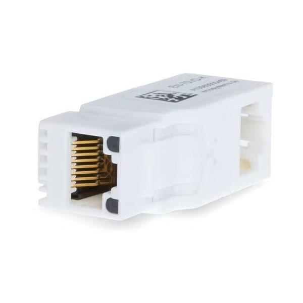 DÄTWYLER - RJ45 Keystone Netzwerkisolator Buchse/Buchse 90° gewinkelt