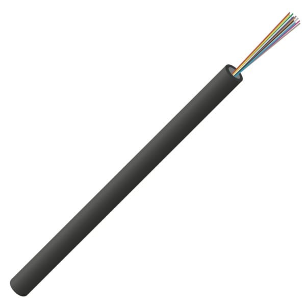 DÄTWYLER - LWL FTTH Mikrokabel A-D2Y 1x24E9/125 OS2 G652.D BLO DM=2,4MM SW