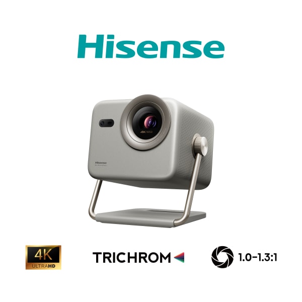 HISENSE - Trichrom Mini-Projektor 65-200'' UHD 1300 ANSI Lumen 60Hz WLAN BT