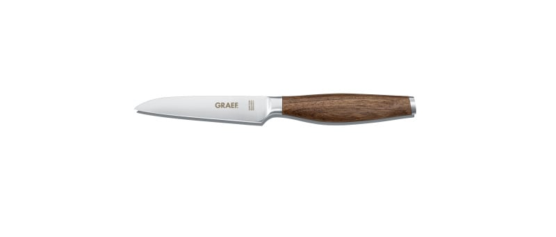 GRAEF - Gemüsemesser 90mm Edelstahlklinge rostfrei Walnussholz