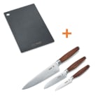 GRAEF - Küchenmesser-Set 3tlg.:Koch-/Santoku-/Gemüsemesser Edst-Kl.