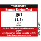 GRAEF - Eismaschine IM706 mit Joghurtfunktion, Eisenglimmergrau