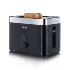 GRAEF - Toaster 2-Schlitz 888W 6 Stufen Brötchenaufsatz Auftaufunktion