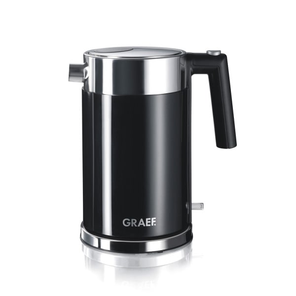 GRAEF - Edelstahlwasserkocher WK62, schwarz