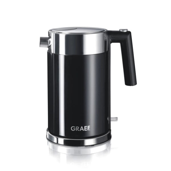 GRAEF - Edelstahlwasserkocher WK62, schwarz
