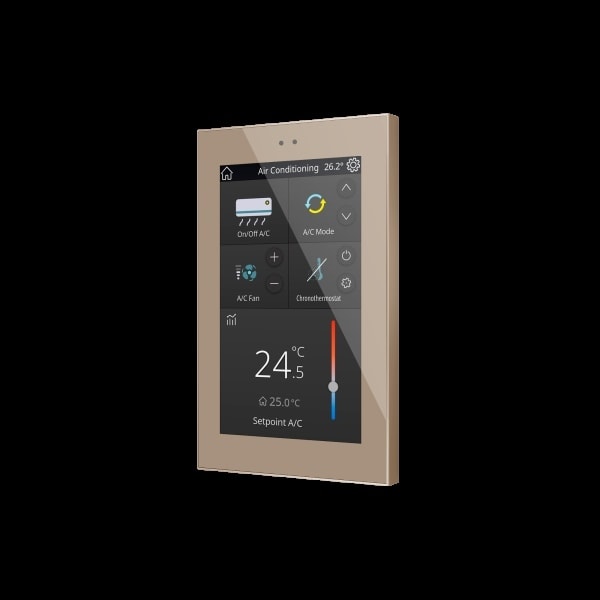 ZENNIO - Z50. Kapazitives Farb 5''-Touchpanel-Champagn