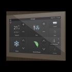 ZENNIO - Z100. Kapazitives Farb 10''-Touchpanel-Mokka