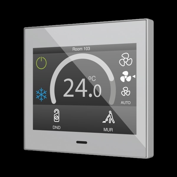 ZENNIO - Z35 v3. Kapazitives Touchpanel-Silber