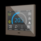 ZENNIO - Z35 v3. Kapazitives Touchpanel-Mokka