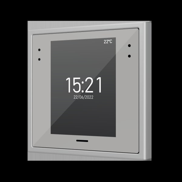 ZENNIO - Z28. Kapazitives Touchpanel 2.8'' Display für 70x70 Rahmen-Silber