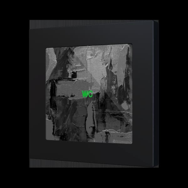 ZENNIO - Flat RGB 55 X1. Kapazitive Taster 55x55-1 Taste-360° Personalisierung