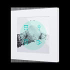 ZENNIO - Flat RGB 55 X4. Kapazitiver Taster 55x55-4 Tasten-360° Personalisierung