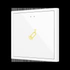 ZENNIO - Flat RGB 70 X1. Kapazitiver Taster 70x70-1 Taste-Custom Design