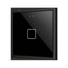 ZENNIO - Flat RGB 70 X1. Kapazitiver Taster 70x70-1 Taste-Schwarz