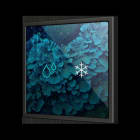 ZENNIO - Flat RGB 70 X2. Kapazitiver Taster 70x70-2 Taste-360° Personalisierung