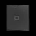 ZENNIO - Tecla RGB 1. Kapazitiver Taster-1 Taste-Schwarz