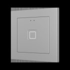ZENNIO - Tecla RGB 55 X1. Kapazitiver Taster 55x55-1 Taste-Silber