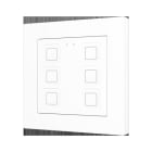 ZENNIO - Tecla RGB 55 X6. Kapazitiver Taster 55x55-6 Tasten-Weiß
