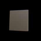 ZENNIO - ZS55. Tasterabdeckung für Soft KNX Einfachtaster 55x55mm. Mokka