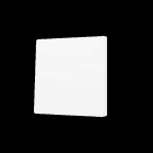 ZENNIO - ZS55. Tasterabdeckung f. Soft KNX Einfachtaster 55x55mm. Weiß matt