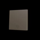 ZENNIO - ZS55. Tasterabdeckung f. Soft KNX Einfachtaster 55x55mm. Mokka