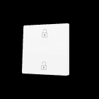 ZENNIO - ZS55. Tasterabdeckung f. Soft KNX Einfachtaster 55x55mm. Weiß matt