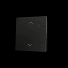 ZENNIO - ZS55. Tasterabdeckung f. Soft KNX Einfachtaster 55x55mm. Jalousie -Schwarz