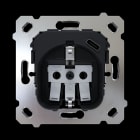 ZENNIO - ZS55/ZS70. Schuko-Steckdoseneinsatz 16 A /250 V ~ mit USB C