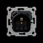 ZENNIO - ZS55/ZS70. Französischer Steckdoseneinsatz 16A /250 V ~ mit USB C und A