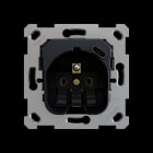ZENNIO - ZS55/ZS70. Französischer Steckdoseneinsatz 16A /250 V ~ mit USB C