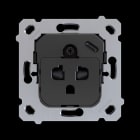 ZENNIO - ZS55/ZS70. Euro-Amerikanischer Steckdoseneinsatz mit USB C