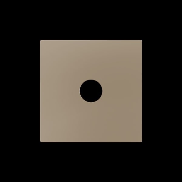ZENNIO - ZS55. Abdeckung für Klinke 3.5mm Einsatz 55x55mm-Champagne