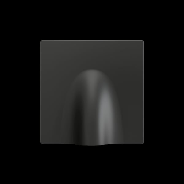 ZENNIO - ZS55. Kabelauslass-Abdeckung 55x55mm-schwarz