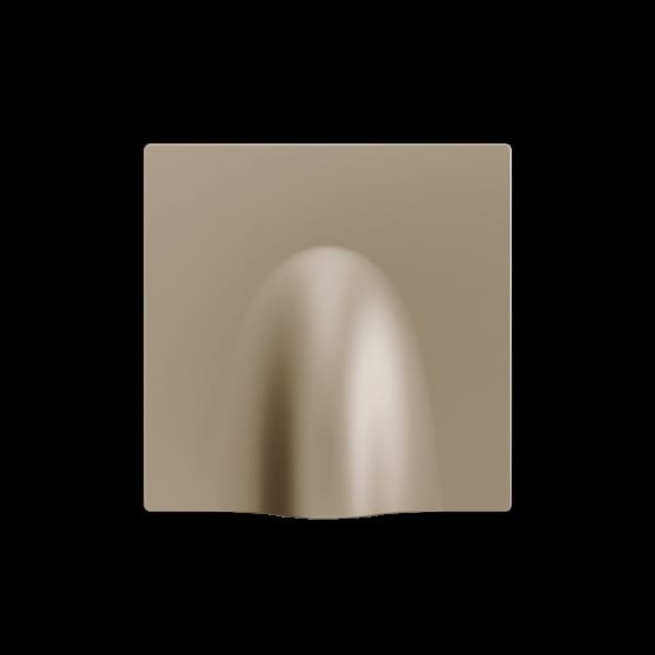 ZENNIO - ZS55. Kabelauslass-Abdeckung 55x55mm-Champagne