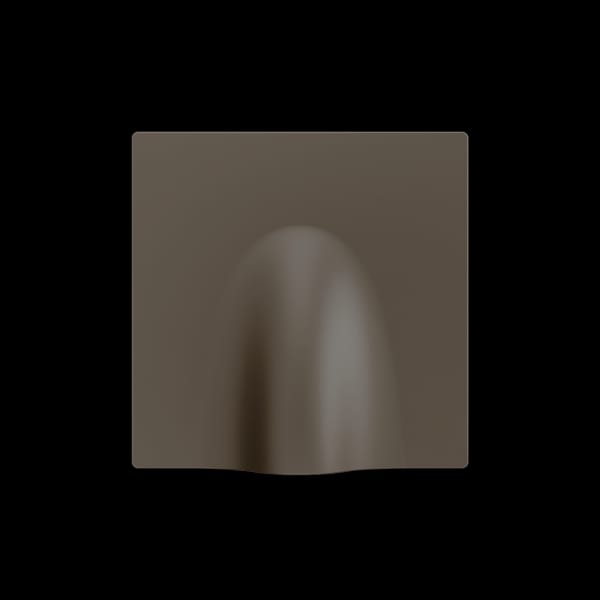 ZENNIO - ZS55. Kabelauslass-Abdeckung 55x55mm-Mokka