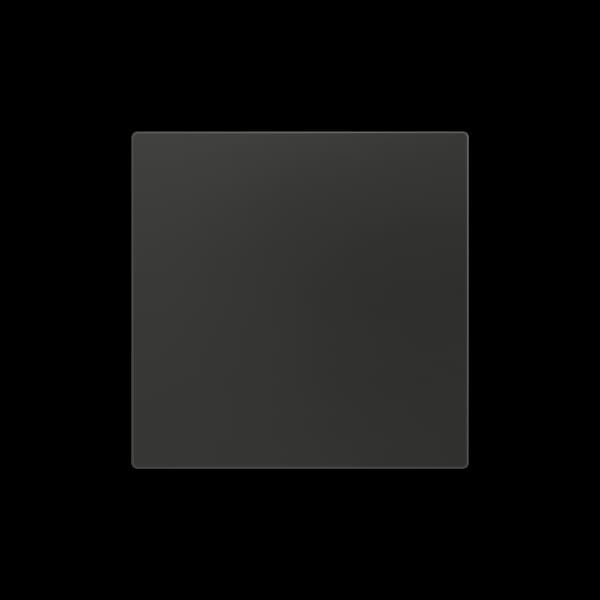 ZENNIO - ZS55. Blende 55x55mm-schwarz. Benötigt Metallplatte (ZACHOLD33).