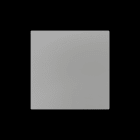 ZENNIO - ZS55. Blende 55x55mm-silber. Benötigt Metallplatte (ZACHOLD33).