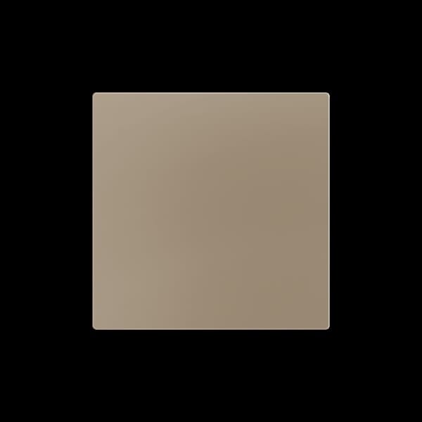 ZENNIO - ZS55. Blende 55x55mm-Champagne. Benötigt Metallplatte (ZACHOLD33).