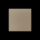 ZENNIO - ZS55. Blende 55x55mm-Champagne. Benötigt Metallplatte (ZACHOLD33).