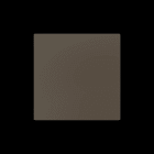 ZENNIO - ZS55. Blende 55x55mm-Mokka. Benötigt Metallplatte (ZACHOLD33).