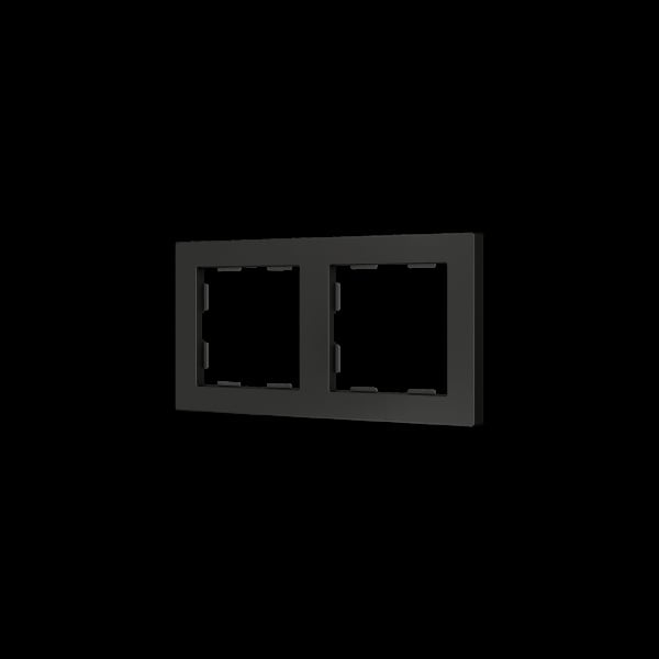 ZENNIO - ZS55. Rahmen-2 Module-Schwarz
