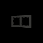 ZENNIO - ZS55. Rahmen-2 Module-Schwarz
