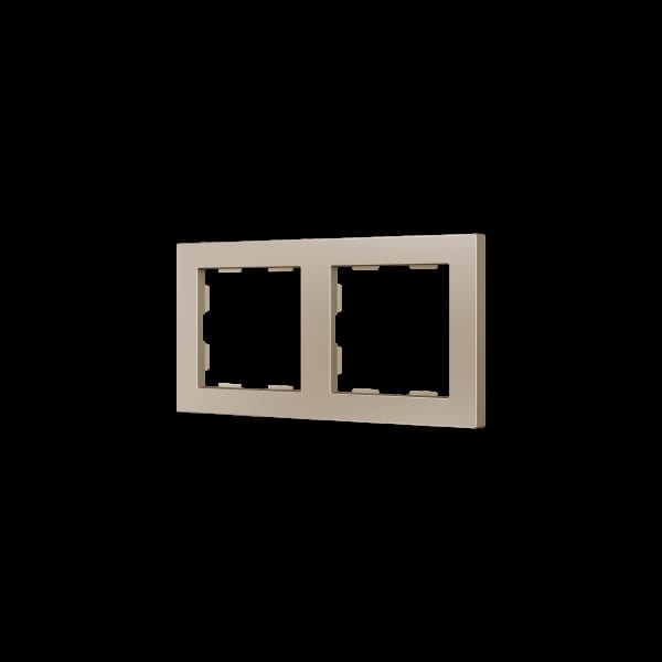 ZENNIO - ZS55. Rahmen-2 Module-Champagne