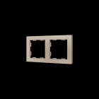 ZENNIO - ZS55. Rahmen-2 Module-Champagne
