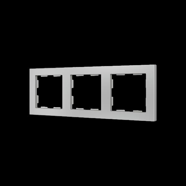 ZENNIO - ZS55. Rahmen-3 Module-Silber
