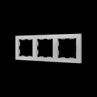 ZENNIO - ZS55. Rahmen-3 Module-Silber