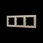 ZENNIO - ZS55. Rahmen-3 Module-Champagne
