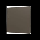 ZENNIO - ZS70. Tasterabdeckung für Soft KNX Einfachtaster 70x70mm. Mokka